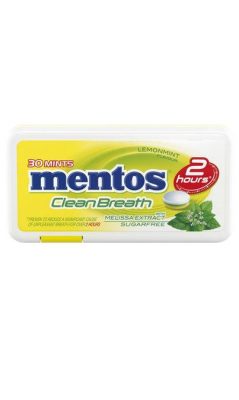 MENTOS CLEAN BREATH LEMON MELISSA 21G
