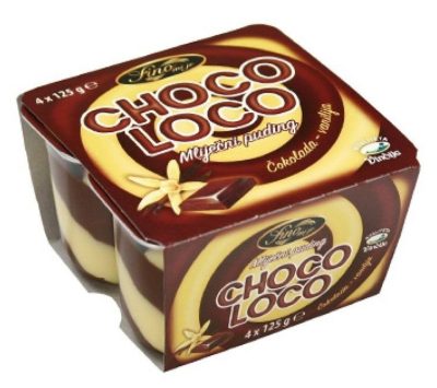 PUDING CHOCO LOCO 4/1 125G VINDIJA