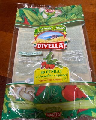 TESTO FUSILLI TRICOLORE ITALIA 500gr DIVELLA