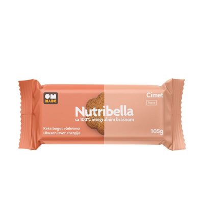 OM MADE Nutribella keks cimet 105g