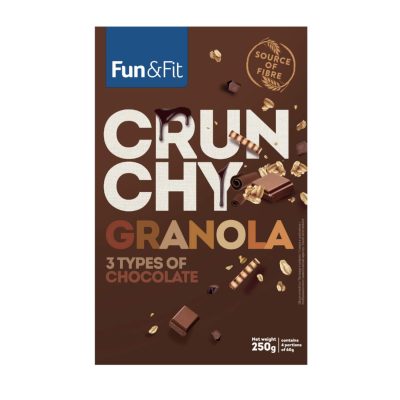 Granola Crunchy Choco Fun&Fit 250 g