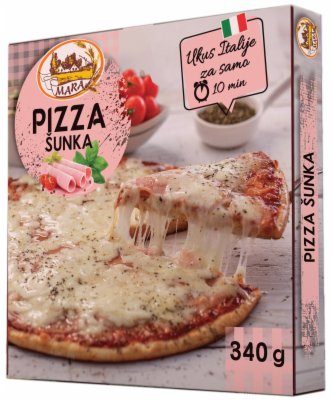 Smrznuta Pizza Šunka Mara 340 g