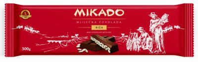 Čokolada Mlečna sa Pirinčem Mikado 300 g