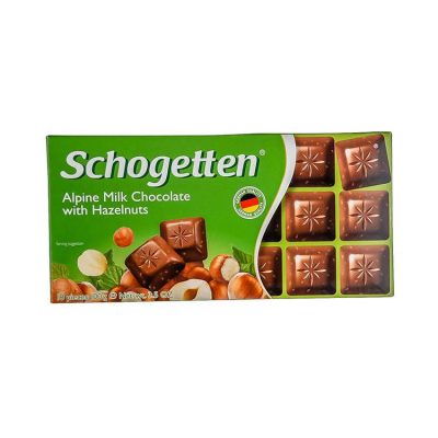 ČOKOLADA MLEČNA SA LEŠNIKOM SCHOGETTEN 100G