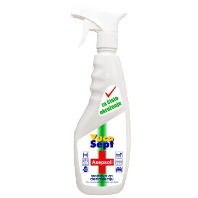 SREDSTVO ZA DEZINFEKCIJU ASEPSOL 0,2% YUCO 500ML