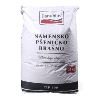 BRAŠNO PŠENIČNO TIP-500 DANUBIUS 25KG