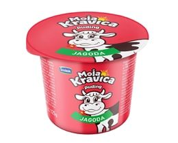 MOJA KRAVICA PUDING JAGODA 125GR CASA