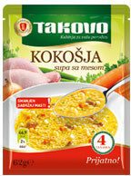 SUPA BISTRA KOKOŠIJA SA MESOM TAKOVO 62G