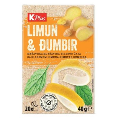 Čaj Đumbir&Limun 40 g K Plus