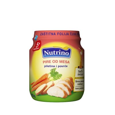 BEBI PIRE OD MESA NUTRINO PILETINA I POVRĆE 125 G
