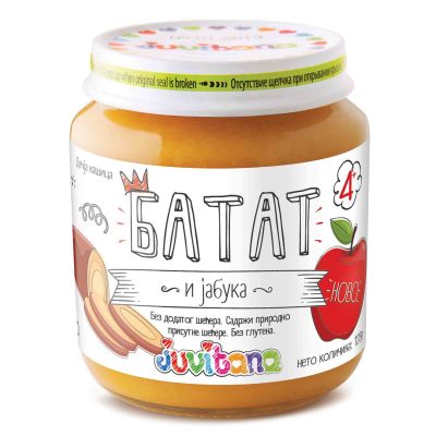 JUVITANA KAS.BATAT I JABUKA 128G