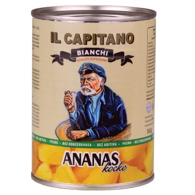 KOMPOT ANANAS KOCKA IL CAPITANO 580ML LIM.