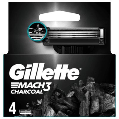 PATRONE MACH3 CHARCOAL 4CT GILLETTE