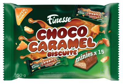 BAR MINI ČOKO FINESSE CARAMEL 350G