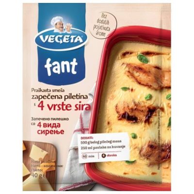 ZAČIN ZA PILETINU SA 4 VRSTE SIRA FANT 40G