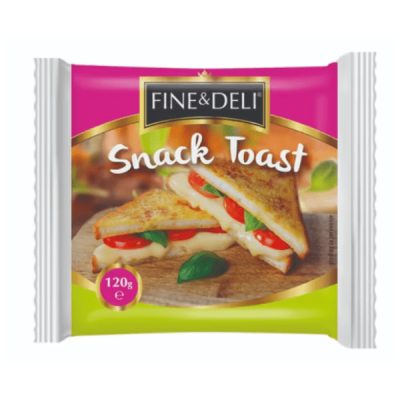 FINE&DELI TOAST TOPLJ.SIR LISTICI 120G BILJNOG POREKLA