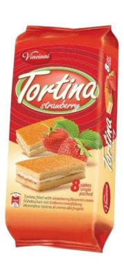 TORTINA 450G JAGODA VINCINNI