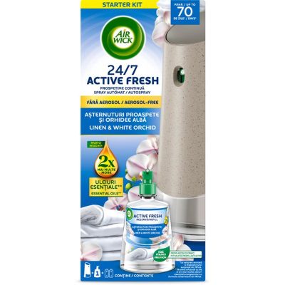 AIRWICK AF komplet Linen&White Orchid 228ml