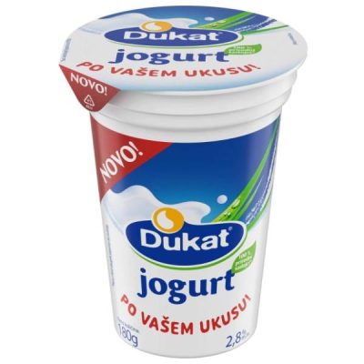 JOGURT DUKAT 2.8%MM 180G ČAŠA