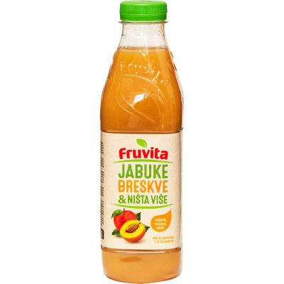 VOĆNI SOK FRUVITA JABUKE,BRESKVE&NIŠTA VIŠE 0.8L