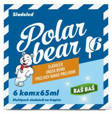 SLADOLED MULTIPAK ŠTAPIĆ RUM BAŠ BAŠ 6X65ML
