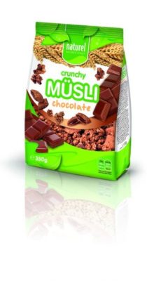 MUSLI GRANOLA NATUREL SA KOMADIĆIMA ČOKOLADE 350G