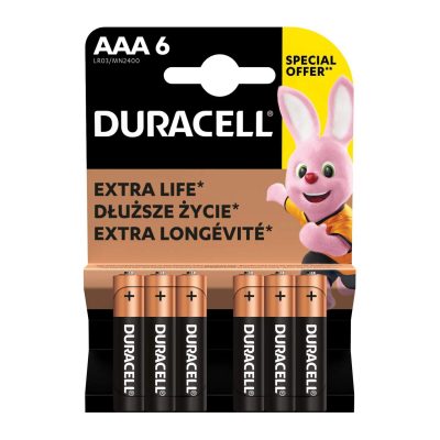 DURACELL Basic AAA 6/1