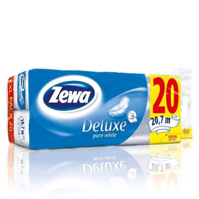 Toalet Papir Zewa Deluxe Pure White 20/1