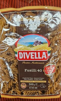 TESTO FUSILLI INTEGRALI 500gr DIVELLA