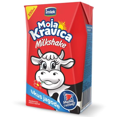 MILK SHAKE MOJA KRAVICA JAGODA 235ML