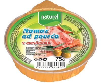 Pasteta od Povrca sa Maslinama Naturel 75 g