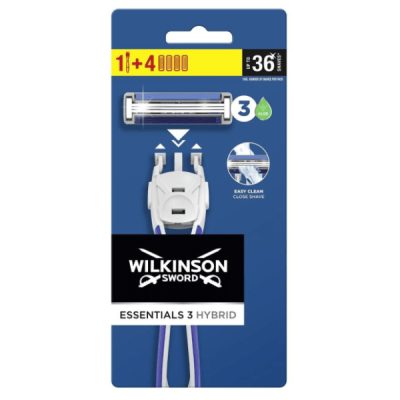 Brijač Muški Essentials 3 Hybrid Wilkinson