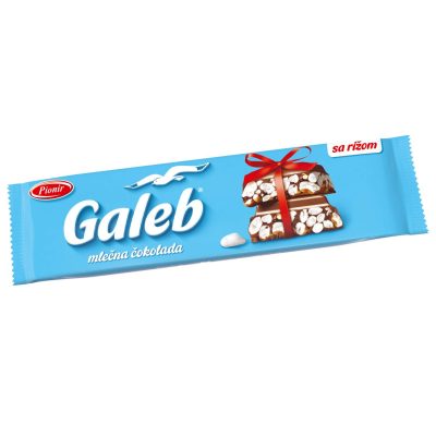 Čokolada Mlečna Riža Galeb 180 g