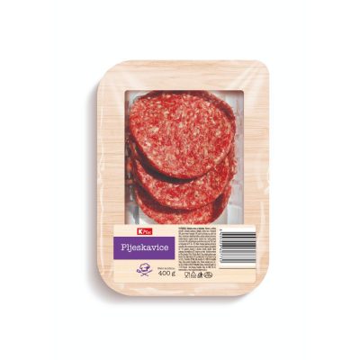 Pljeskavice 400 g K Plus
