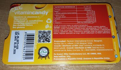 JAKE VITAMINCANDY SA UKUSOM BRESKVE 18G