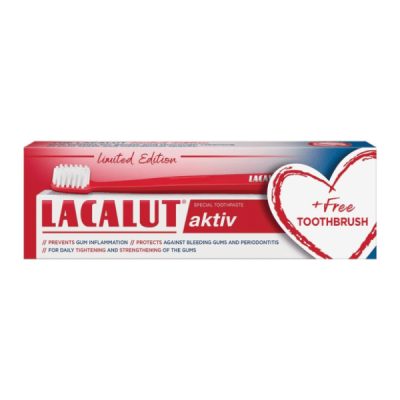 PASTA ZA ZUBE LACALUT AKTIV 75ML+ČET