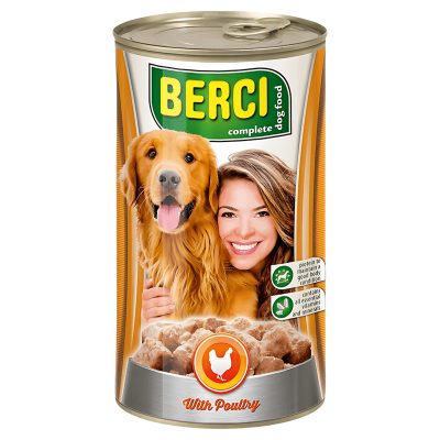 HRANA ZA PSE BERCI CHUNK DOG POULTRY 1240G