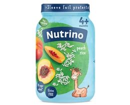 KAŠICA BRESKVA SA PIRINČEM NUTRINO 190G
