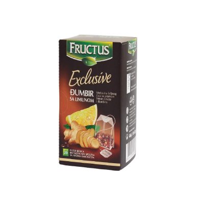 ČAJ ĐUMBIR&LIMUN EXL FRUCTUS 60G