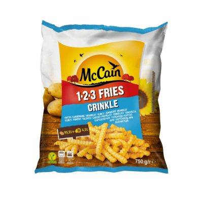 MCCAIN 123 FRIES CRINKLE 750GR