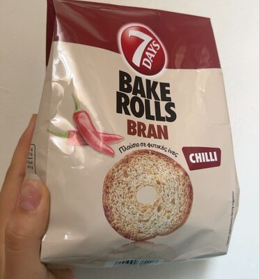 HLEB BAKE ROLLS BRAN CHILLI 7DAYS 150G