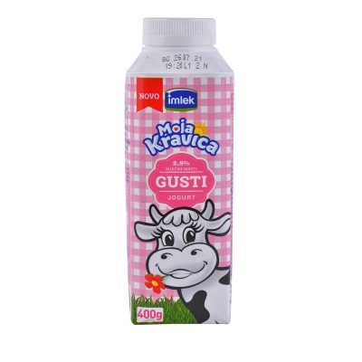 JOGURT MOJA KRAVICA GUSTI 2,8%MM 400G TT