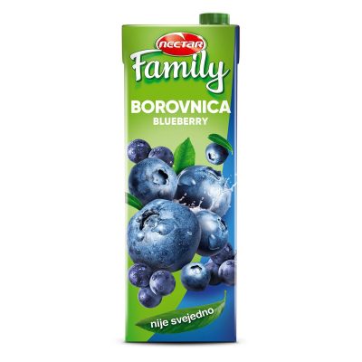 VOĆNI NEKTAR NECTAR FAMILY BOROVNICA 1,5L BRIK