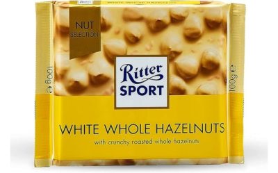 RITTER SPORT COKOLADA BELA CEO LESNIK 100G
