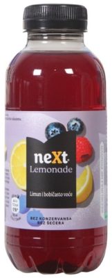 NEXT LEMONADE LIMUN I BOBIČASTO VOĆE ZERO 0.4L