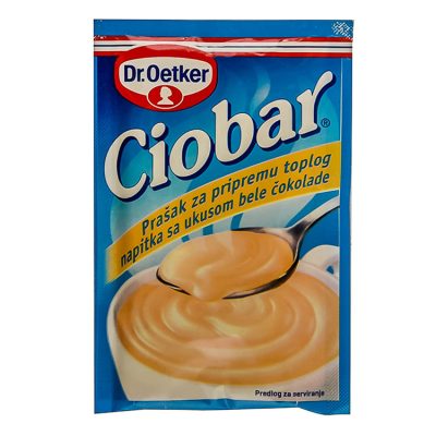 CIOBAR TOPLA BELA COKOLADA 25g