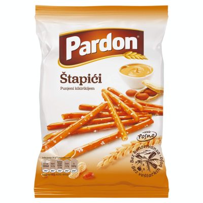 ŠTAPIĆI PUNJENI KIKIRIKIJEM PARDON 100G