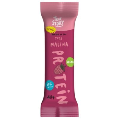 BAR PROTEIN MALINA TRUE STORY 40G