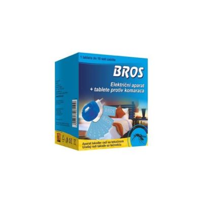BROS ELEKT.APARAT+TABL.10KOM PROTIV KOMARACA