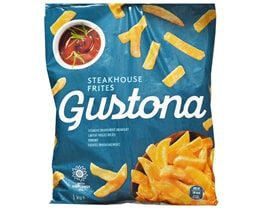 Zamrznuti pomfrit steakhouse Gustona 1kg